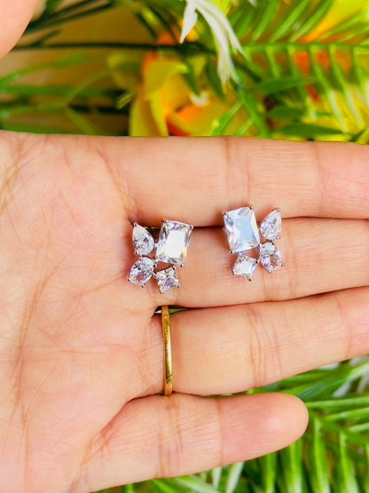 Tiny CZ Earrings