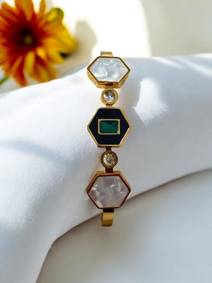 Hexa Anti-Tarnish kada Bracelet