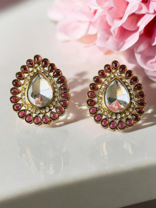 Maharani Kundan Studs Earrings