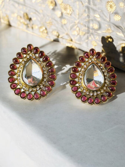 Maharani Kundan Studs Earrings