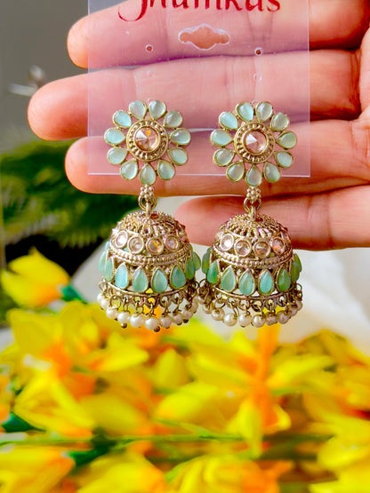 Pushp Pastel Jhumka Earrings