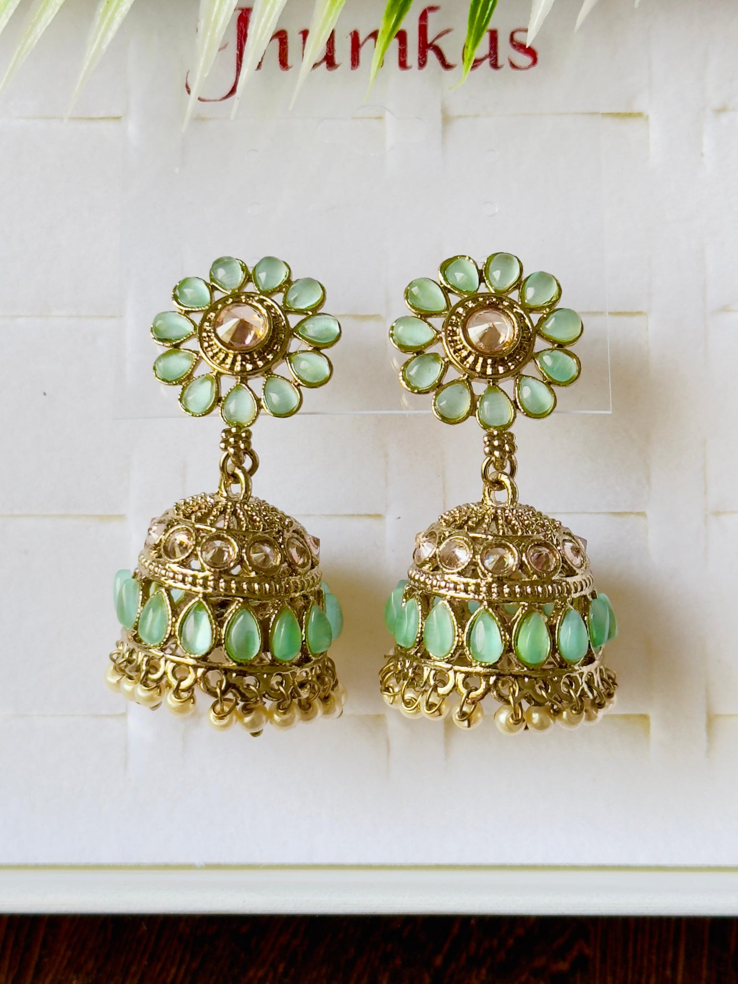 Pushp Pastel Jhumka Earrings