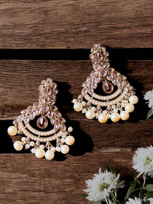 Shela chandbali earrings