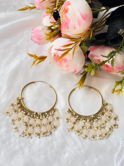 Chandrika beaded round shaped Earrings