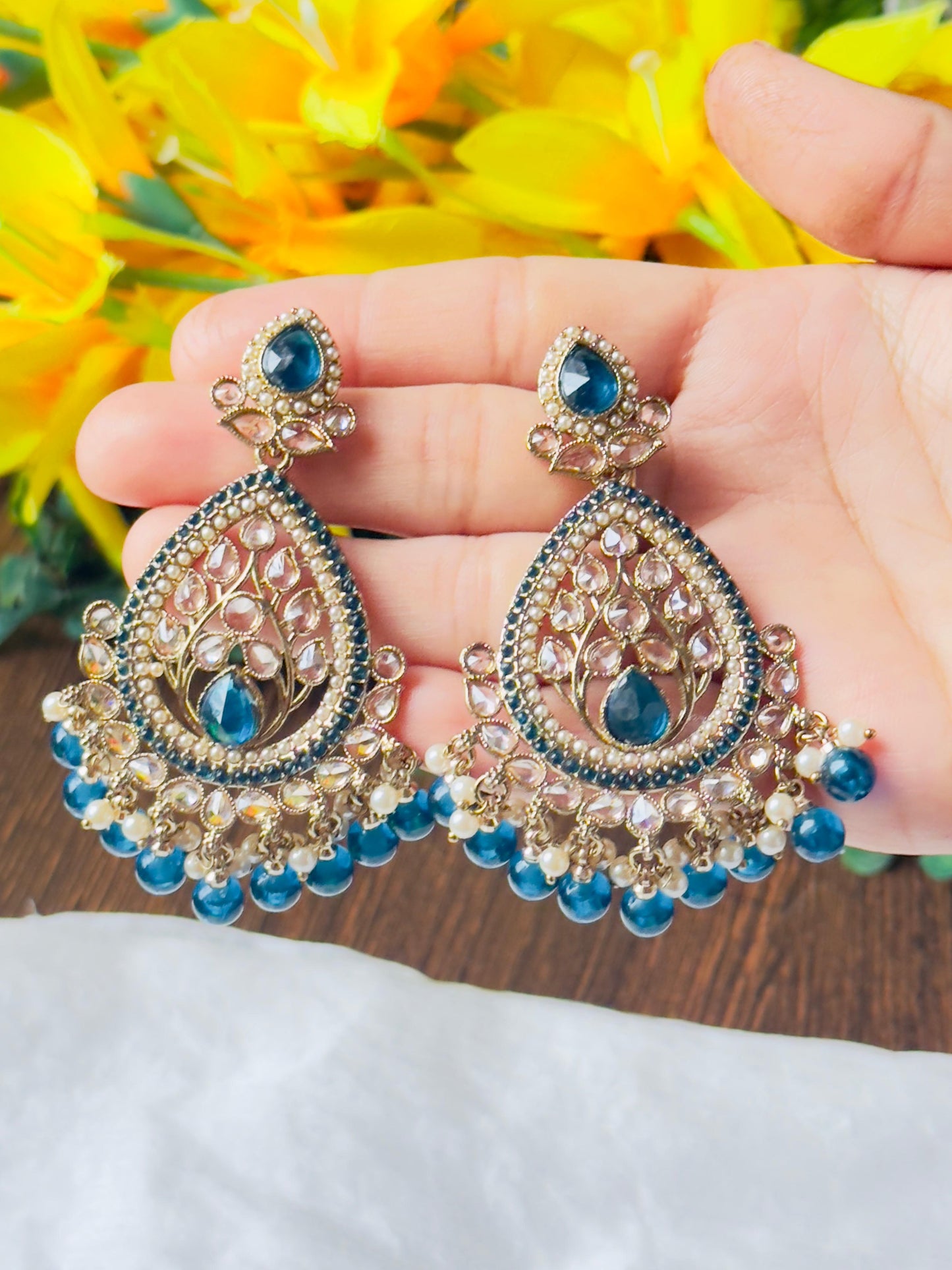 Multicolor Prati Traditional Jhumkas