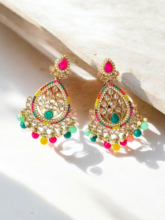 Prati Traditional Jhumkas