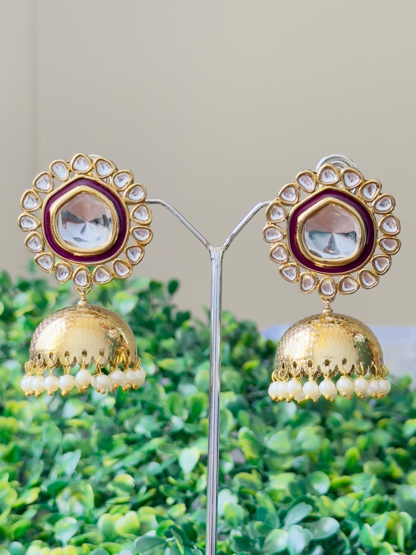 Suman Kundan Jhumkas