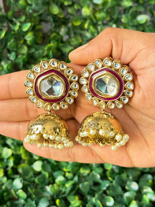 Suman Kundan Jhumkas