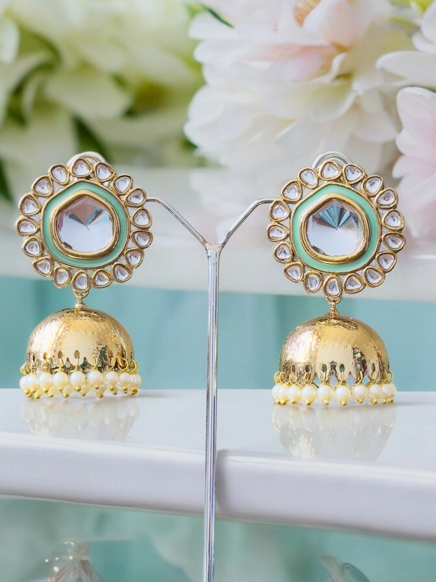 Shraddha Kundan Jhumkas