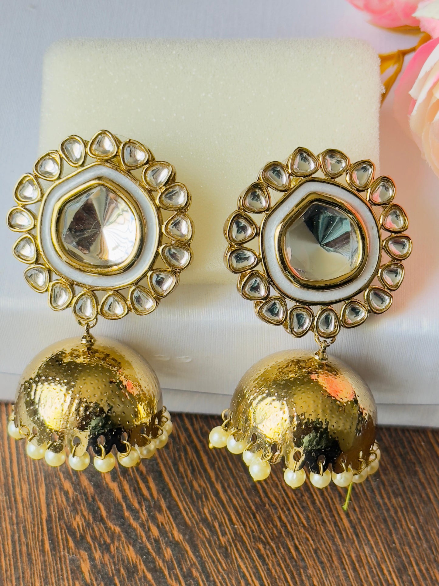 Suman Kundan Jhumkas