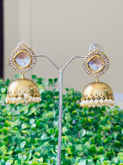 Shuma Kundan Jhumkas