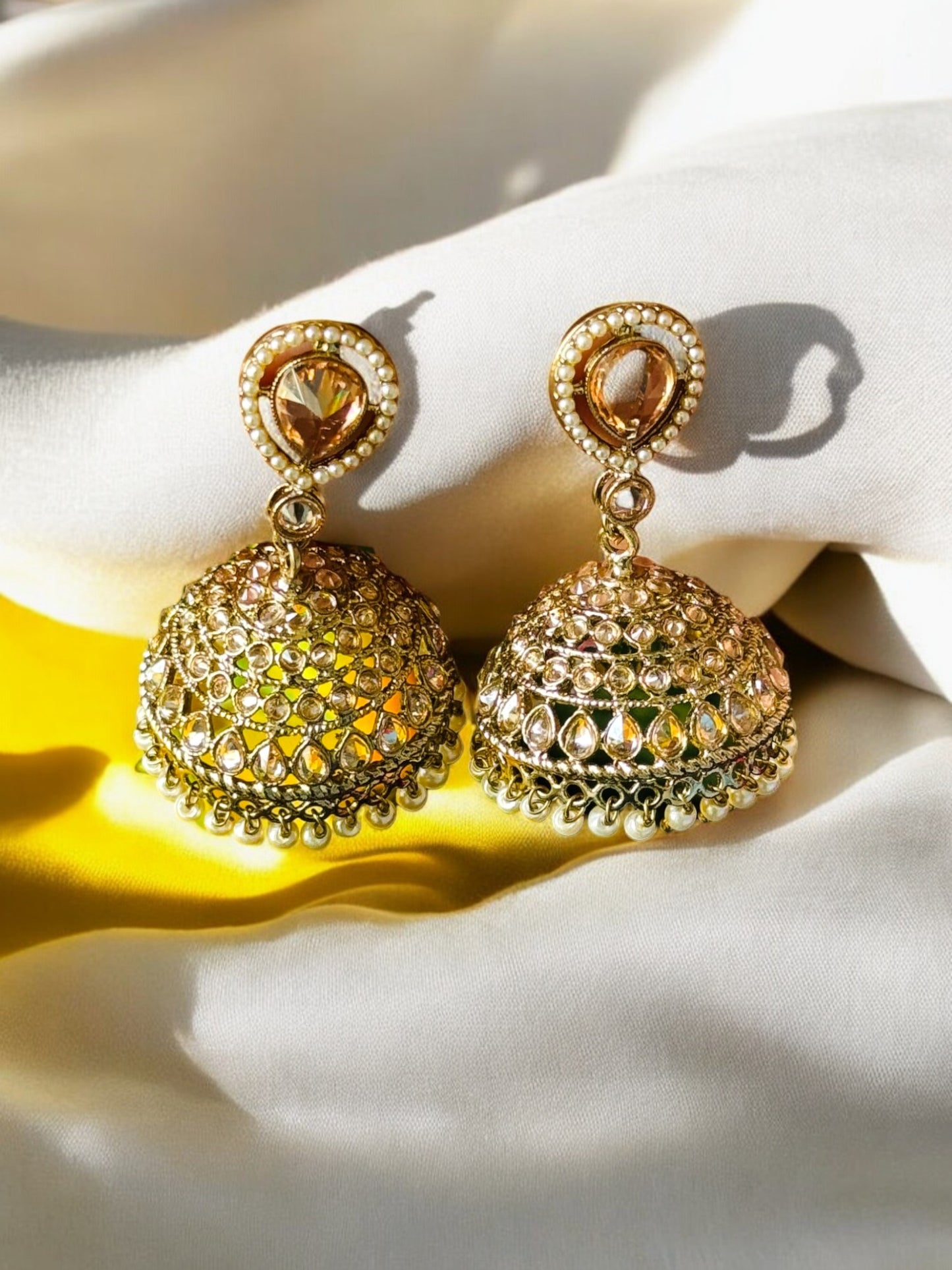 Pooja Jhumka Earrings