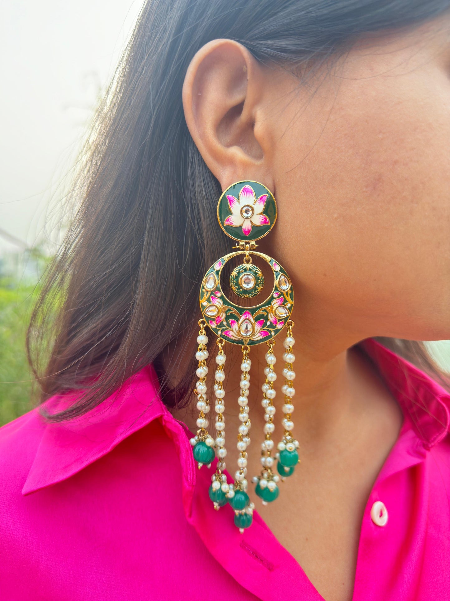 Riha Chandbali Earrings