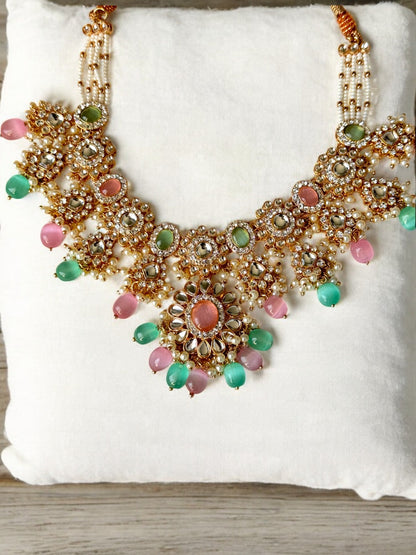 Jhaanjariya Kundan Necklace Set