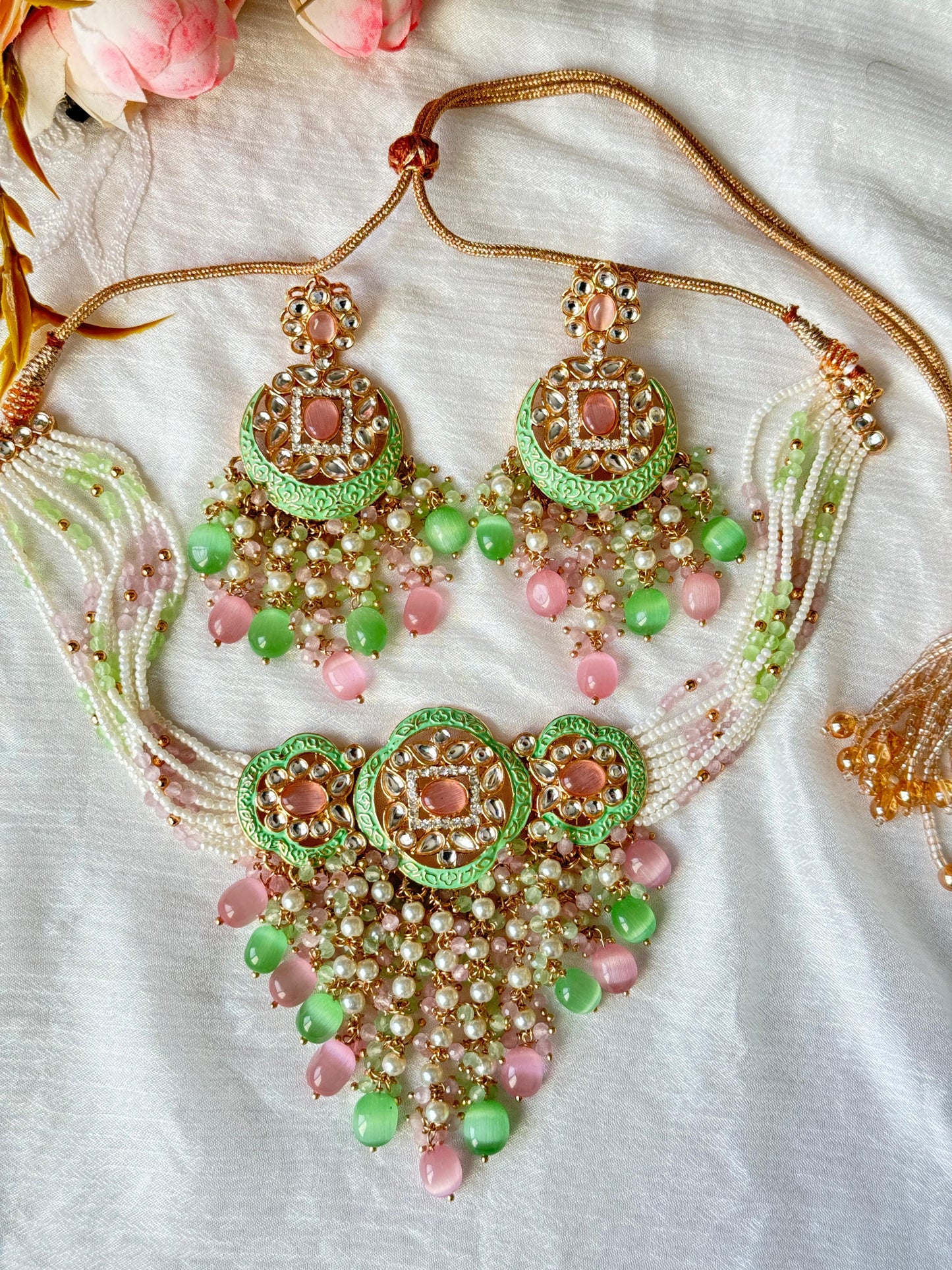 Vaani Kundan Polki Choker Set