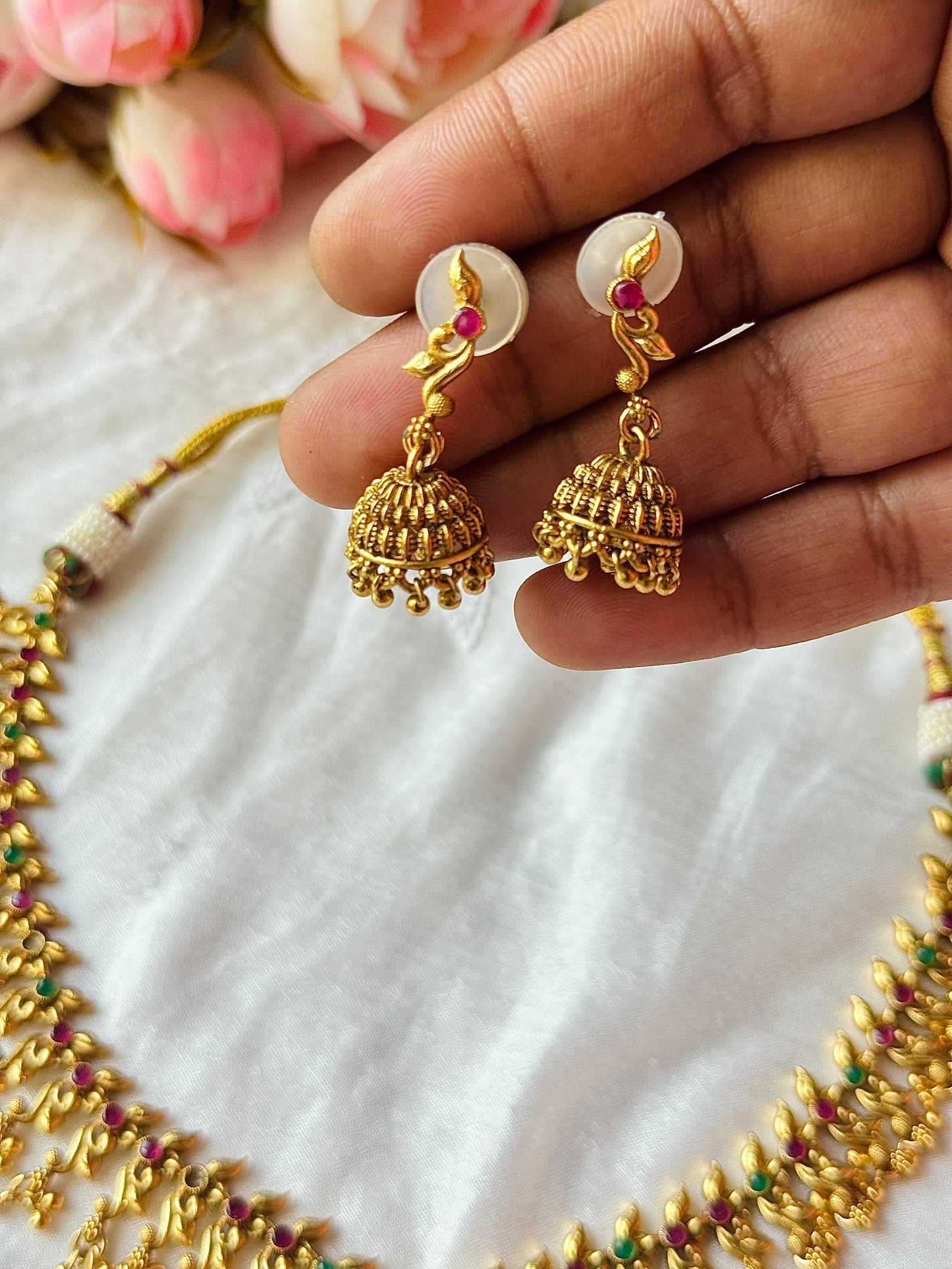 Aadhya Antique Necklace Set