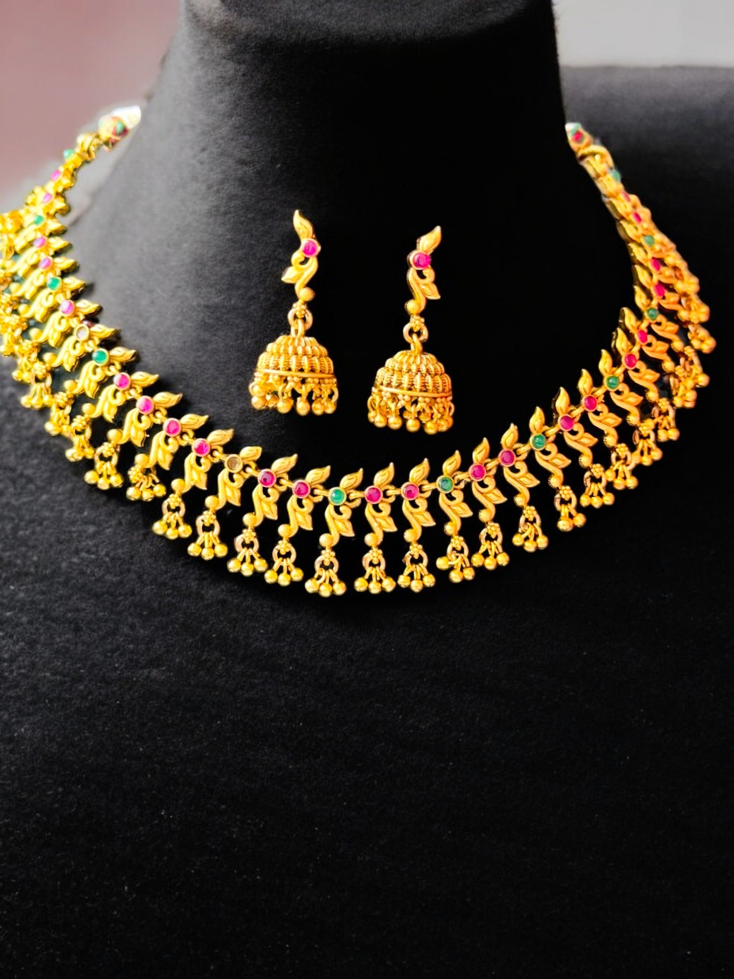 Aadhya Antique Necklace Set