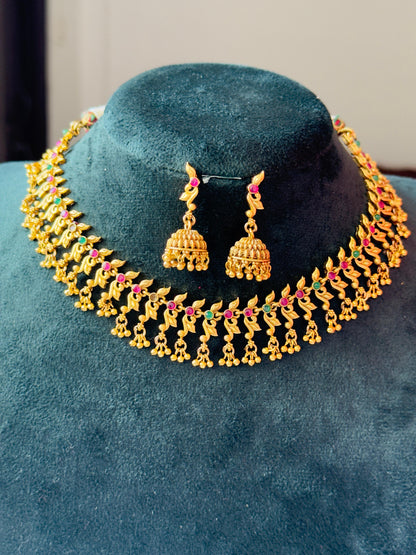 Aadhya Antique Necklace Set