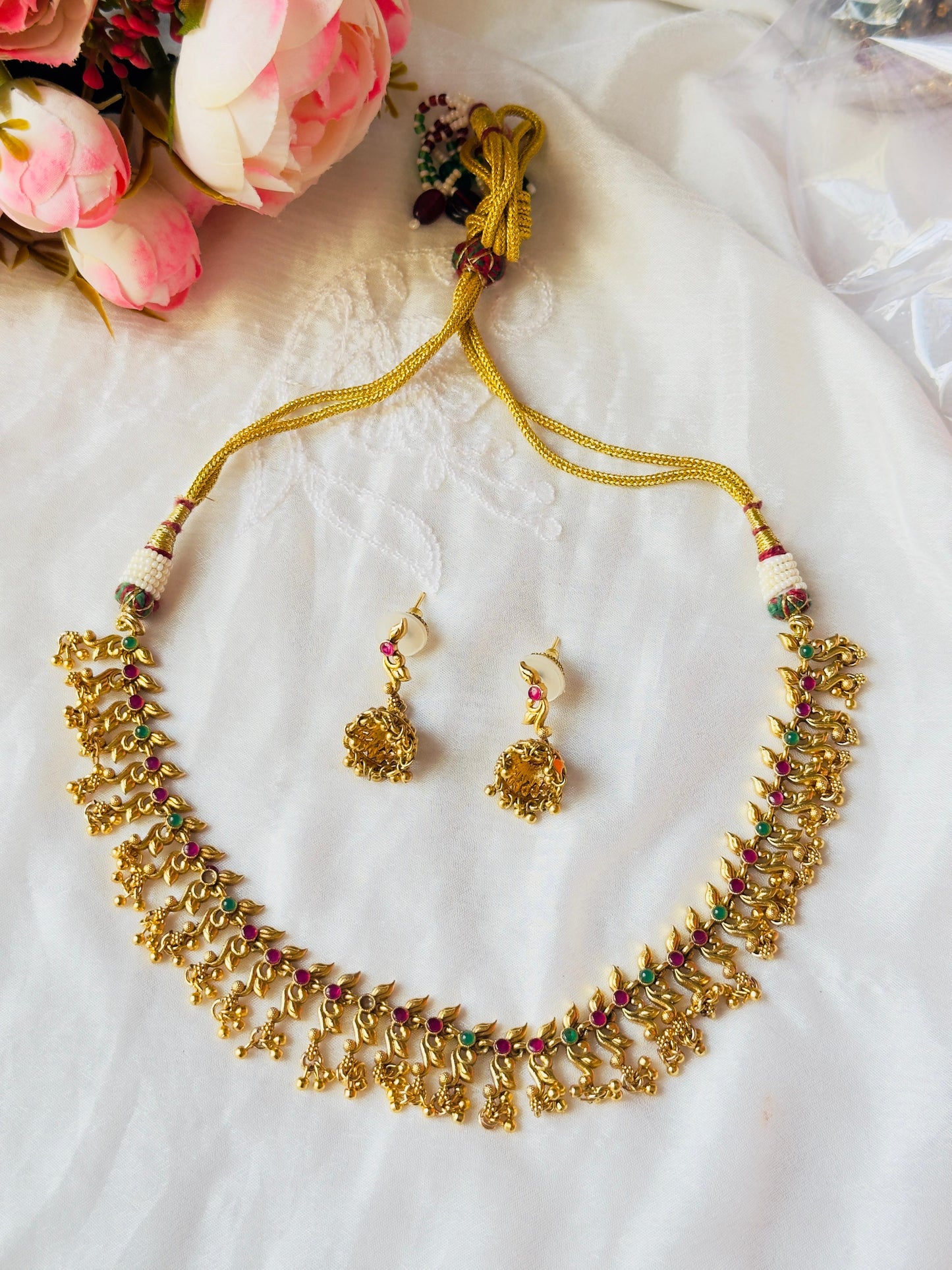 Aadhya Antique Necklace Set