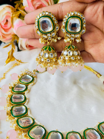 Dhriti Kundan Necklace Set