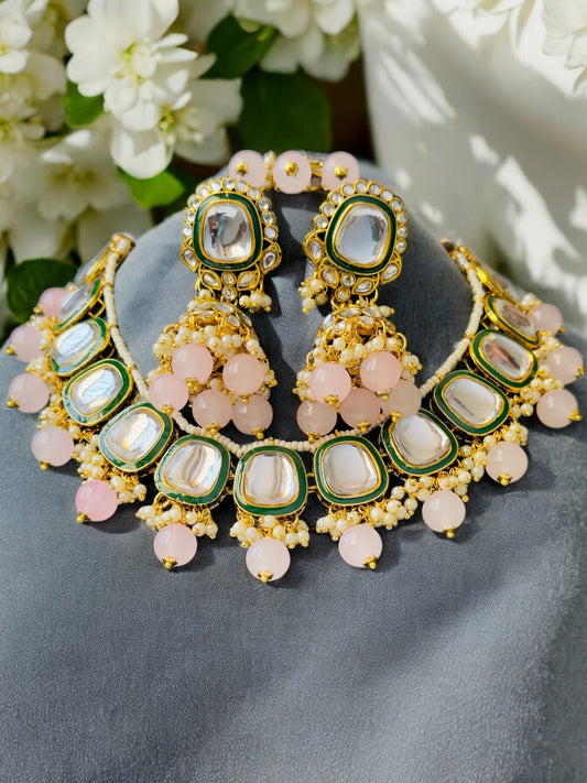 Dhriti Kundan Necklace Set