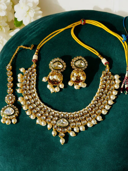 Anarkali Kundan Bridal and Bridesmaid necklace set