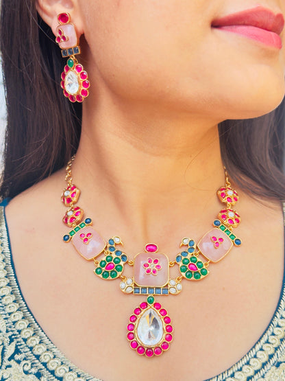 Zayana Polki Necklace Set