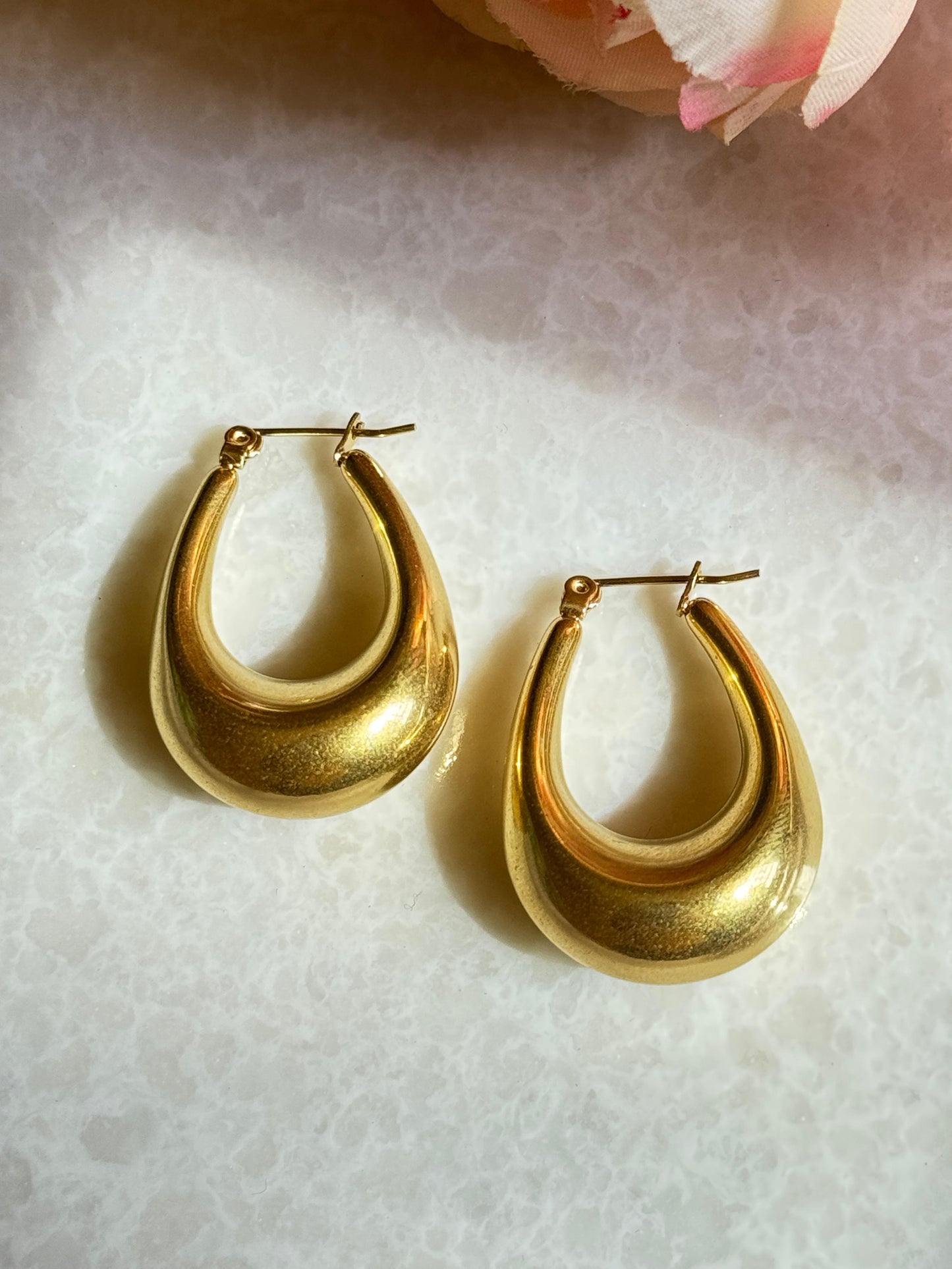 Eesha Crescent Hoop Earrings