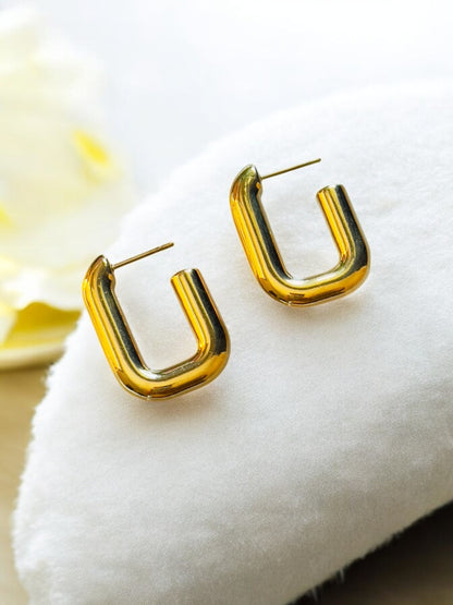 Shiri Square Hoop Earrings