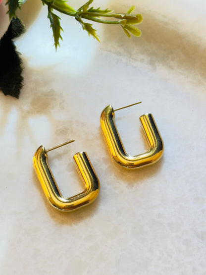 Shiri Square Hoop Earrings