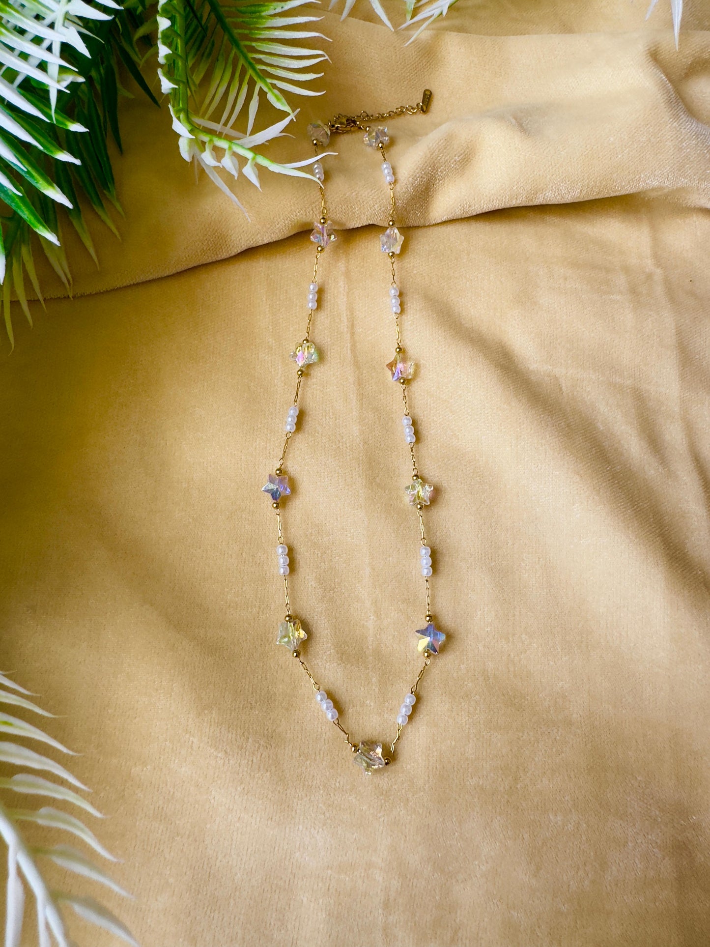 Celestial Star Bead Necklace