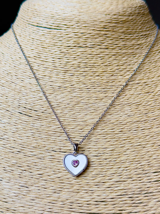 Timeless Love Heart Pendant Necklace