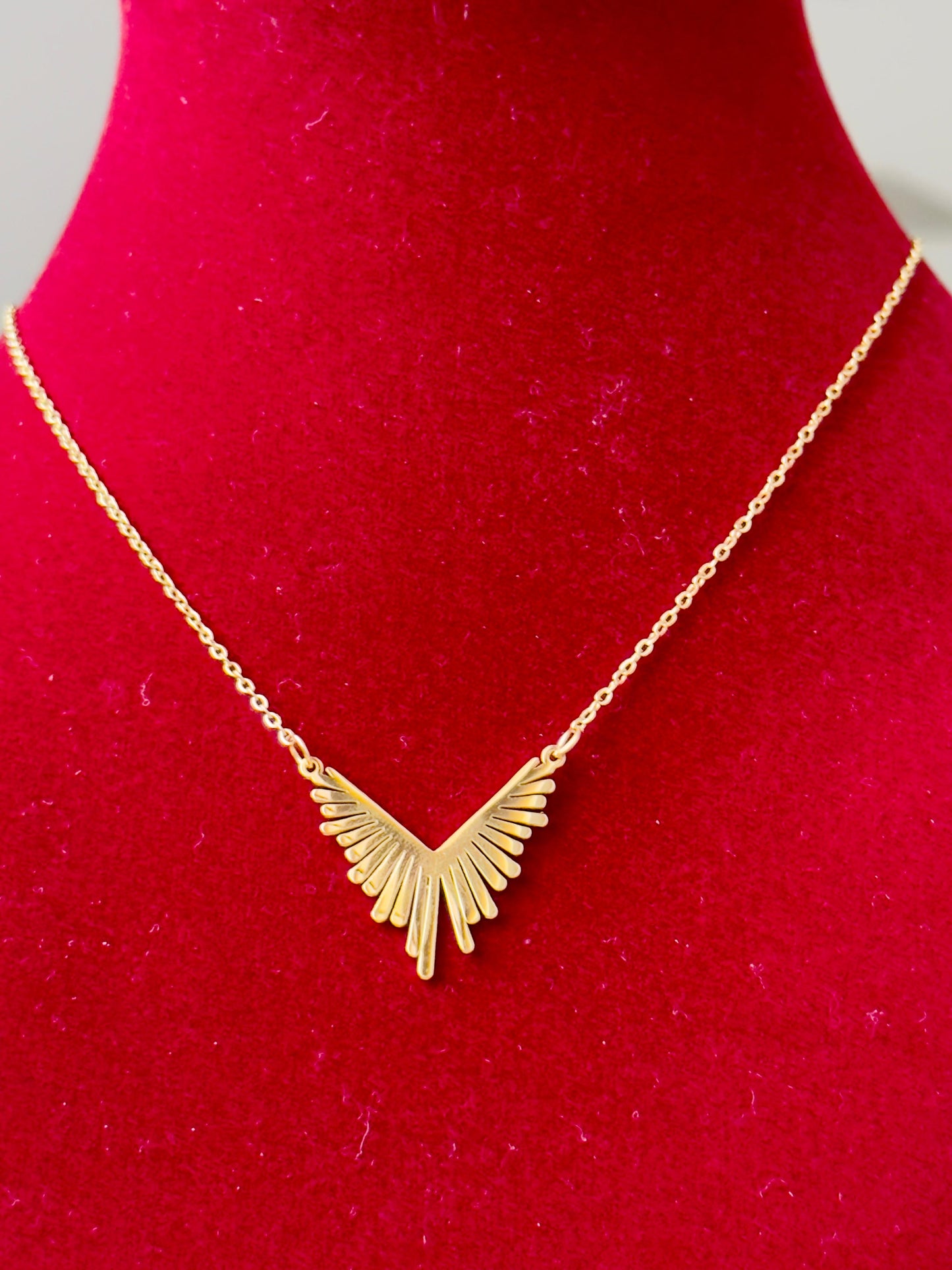 Gold-plated Winged Wonder Necklace