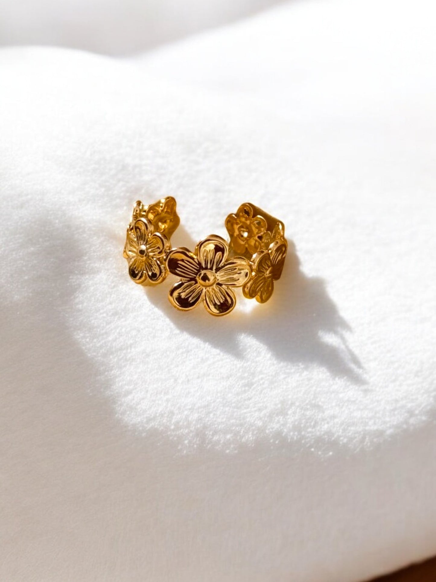 Daisy Gold-Plated Ring