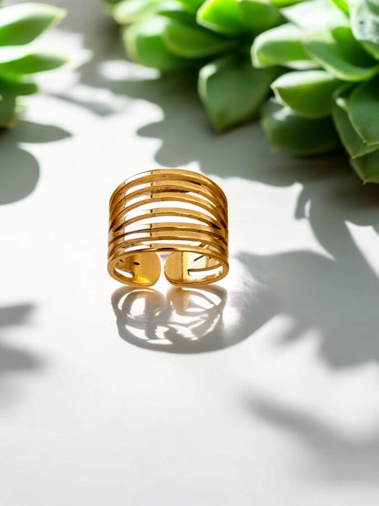 Essha Gold-Plated Ring