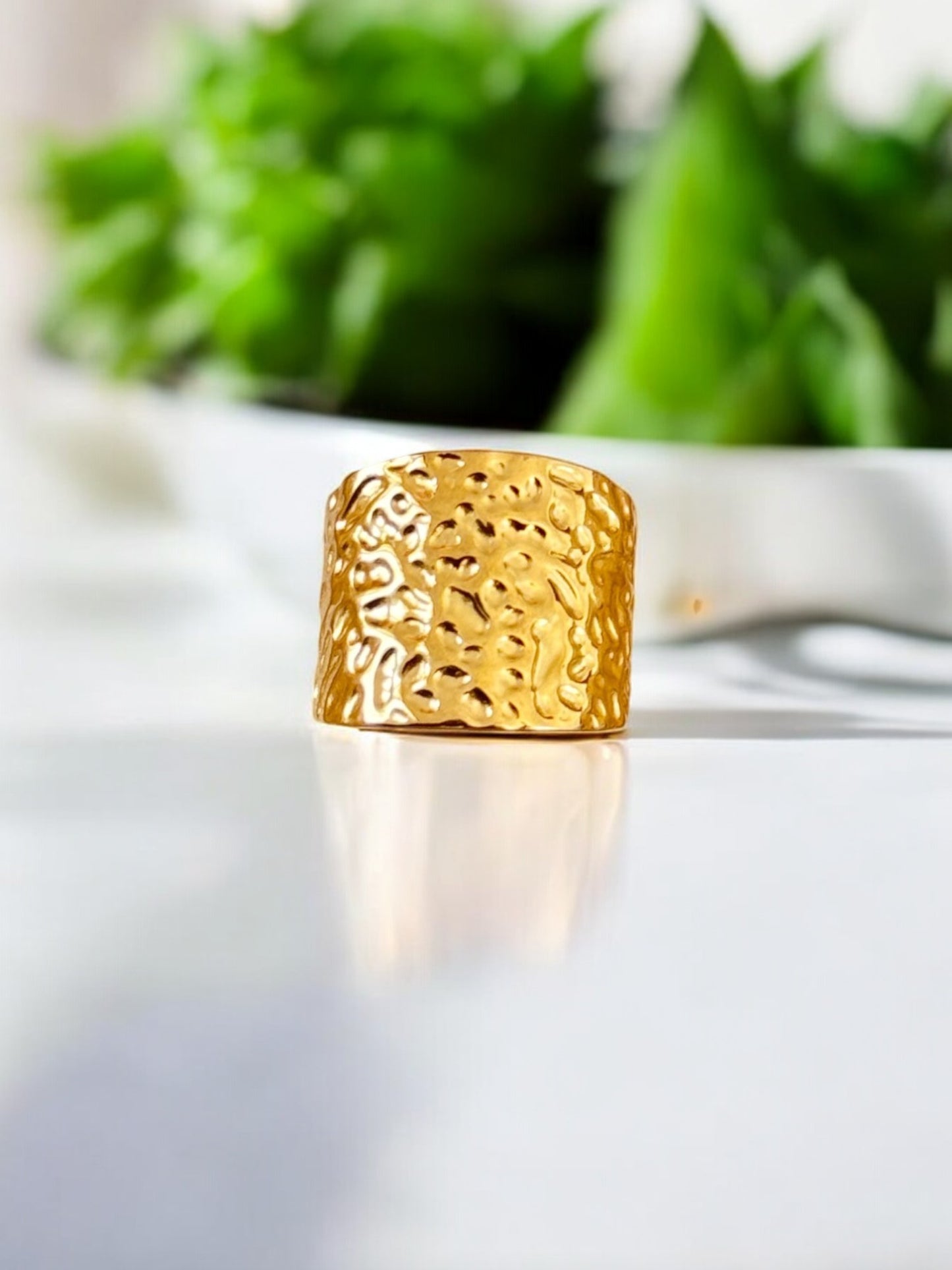 Gold-Plated Foil Ring