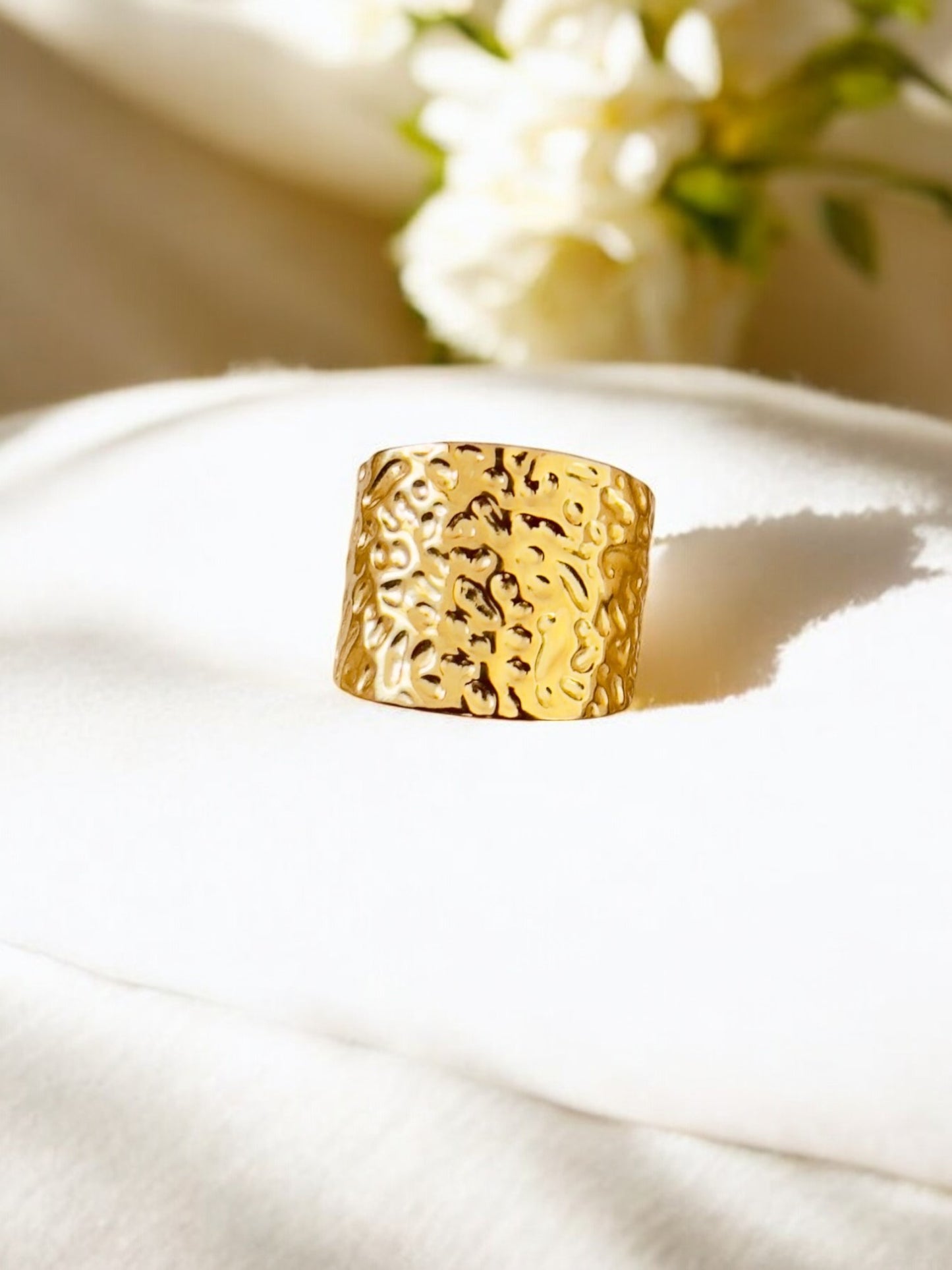 Gold-Plated Foil Ring